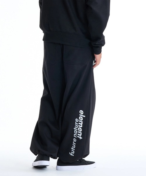 ELEMENT(エレメント)の「【直営店限定】ELEMENT メンズ STRAIGHT SWEAT WR ロングパンツ 【2025年秋冬モデル】/エレメント撥水防風加工ワイドシルエット裾ドローコード付きウエストゴムスウェットパンツ(スウェットパンツ・メンズ・ブラック/ホワイト系その他・X-LARGE/LARGE/MEDIUM)」の17枚目の写真