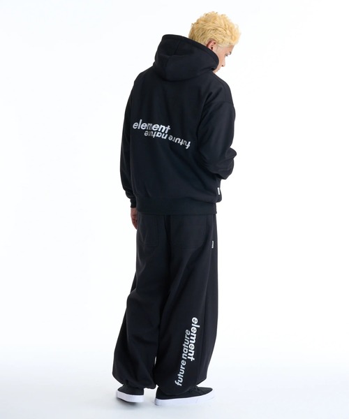 ELEMENT(エレメント)の「【直営店限定】ELEMENT メンズ STRAIGHT SWEAT WR ロングパンツ 【2025年秋冬モデル】/エレメント撥水防風加工ワイドシルエット裾ドローコード付きウエストゴムスウェットパンツ(スウェットパンツ・メンズ・ブラック/ホワイト系その他・X-LARGE/LARGE/MEDIUM)」の19枚目の写真
