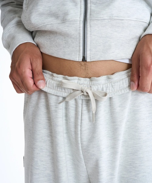 ELEMENT(エレメント)の「【直営店限定】ELEMENT メンズ STRAIGHT SWEAT WR ロングパンツ 【2025年秋冬モデル】/エレメント撥水防風加工ワイドシルエット裾ドローコード付きウエストゴムスウェットパンツ(スウェットパンツ・メンズ・ブラック/ホワイト系その他・X-LARGE/LARGE/MEDIUM)」の6枚目の写真