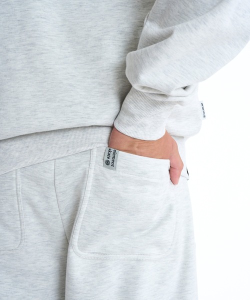 ELEMENT(エレメント)の「【直営店限定】ELEMENT メンズ STRAIGHT SWEAT WR ロングパンツ 【2025年秋冬モデル】/エレメント撥水防風加工ワイドシルエット裾ドローコード付きウエストゴムスウェットパンツ(スウェットパンツ・メンズ・ブラック/ホワイト系その他・X-LARGE/LARGE/MEDIUM)」の8枚目の写真