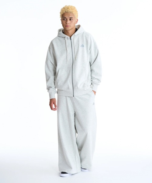 ELEMENT(エレメント)の「【直営店限定】ELEMENT メンズ STRAIGHT SWEAT WR ロングパンツ 【2025年秋冬モデル】/エレメント撥水防風加工ワイドシルエット裾ドローコード付きウエストゴムスウェットパンツ(スウェットパンツ・メンズ・ブラック/ホワイト系その他・X-LARGE/LARGE/MEDIUM)」の13枚目の写真