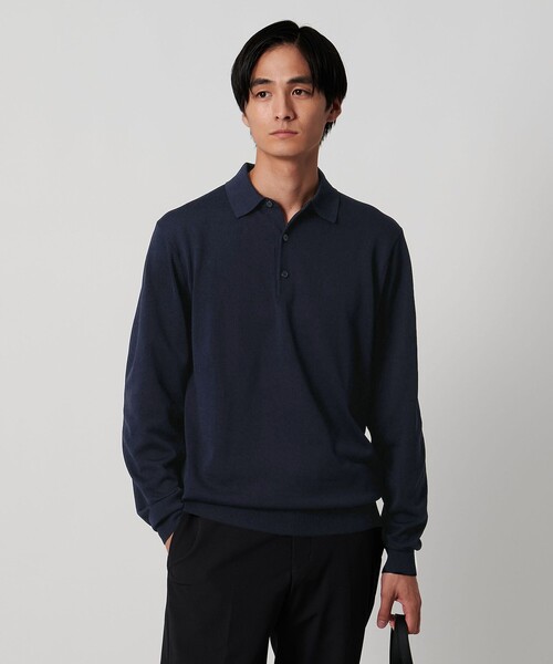 ニットポロシャツ UA COZY ウォッシャブル（ニット/セーター