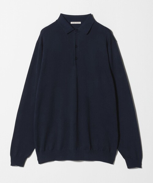完売品 UNITED ARROWS ポロカラーリブニット　ネイビー 完売品 UNITED ARROWS ポロカラーリブニット ネイビー UNITED ARROWS
