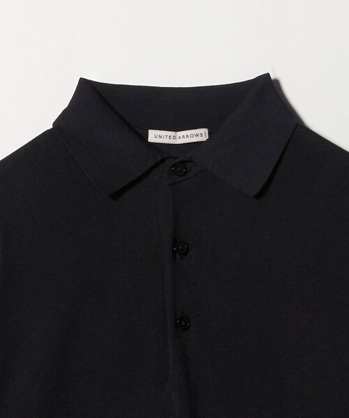 UNITED ARROWS(ユナイテッドアローズ)の「ニットポロシャツ UA COZY ウォッシャブル(ニット/セーター・メンズ・シャーベット/ブラック/ベージュ/ネイビー・S/XL/M/L/XXL)」の14枚目の写真