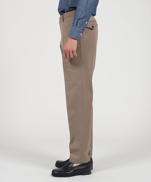 TOMORROWLAND （トゥモローランド）の「コットンウール ノープリーツパンツ SONDRIO（チノパンツ・メンズ・ベージュ/ブラック・48/52/50/46/44）」の5枚目の写真