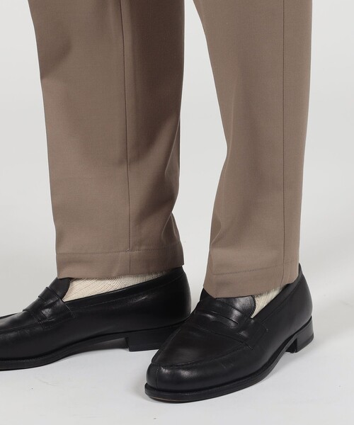 TOMORROWLAND （トゥモローランド）の「コットンウール ノープリーツパンツ SONDRIO（チノパンツ・メンズ・ベージュ/ブラック・48/52/50/46/44）」の10枚目の写真