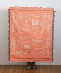 Detail（ディテール）の「HERE by DETAIL/ヒア バイ ディテール OAX THROWKET CAT AND MORE オアハカ スローケット "キャット アンド モア（ブランケット）」