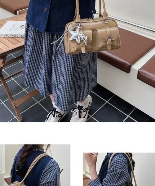 LETee(レティー)の「ロングハンドルハンドバッグ(ハンドバッグ・レディース・ベージュ/ブラック/ブラウン/レッド・FREE)」の19枚目の写真