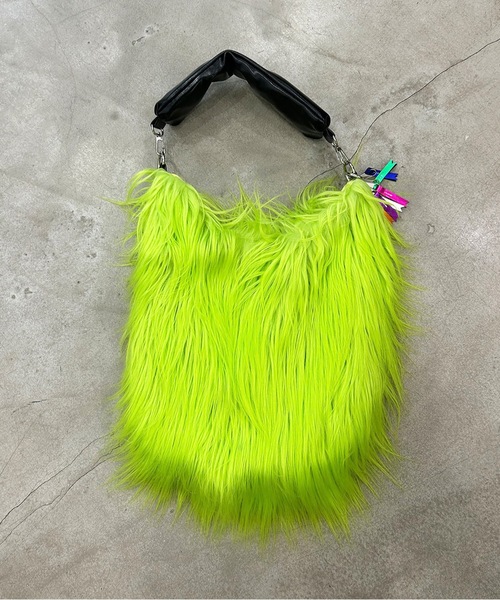 COMMON WARE（コモンウェアー）の「EM:cheek チーク monster one shoulder/モンスター ワンショルダー（ショルダーバッグ・レディース・サックスブルー/イエロー/ピンク/パープル・FREE）」の8枚目の写真