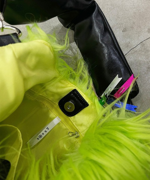 COMMON WARE（コモンウェアー）の「EM:cheek チーク monster one shoulder/モンスター ワンショルダー（ショルダーバッグ・レディース・サックスブルー/イエロー/ピンク/パープル・FREE）」の10枚目の写真