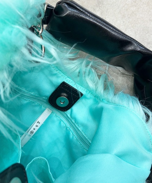 COMMON WARE（コモンウェアー）の「EM:cheek チーク monster one shoulder/モンスター ワンショルダー（ショルダーバッグ・レディース・サックスブルー/イエロー/ピンク/パープル・FREE）」の20枚目の写真