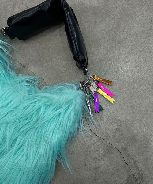 COMMON WARE（コモンウェアー）の「EM:cheek チーク monster one shoulder/モンスター ワンショルダー（ショルダーバッグ・レディース・サックスブルー/イエロー/ピンク/パープル・FREE）」の21枚目の写真