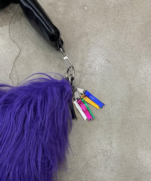 COMMON WARE（コモンウェアー）の「EM:cheek チーク monster one shoulder/モンスター ワンショルダー（ショルダーバッグ・レディース・サックスブルー/イエロー/ピンク/パープル・FREE）」の12枚目の写真