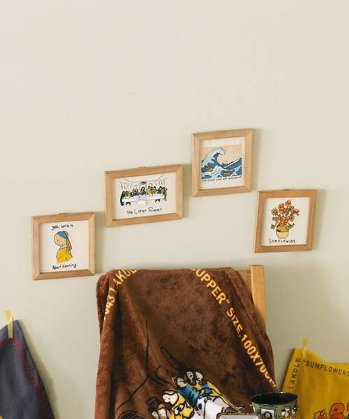 世界の名作]刺繍フレーム(ひまわり) / 587169（インテリア雑貨