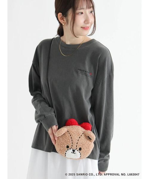 Te chichi TERRASSE（テチチテラス）の「【HELLO KITTY】モチーフボアミニバッグ（ハンドバッグ・レディース・オフホワイト/ベージュ・F）」の2枚目の写真