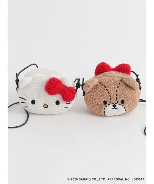 Te chichi TERRASSE（テチチテラス）の「【HELLO KITTY】モチーフボアミニバッグ（ハンドバッグ・レディース・オフホワイト/ベージュ・F）」の3枚目の写真