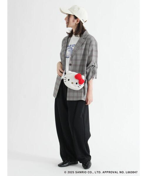 Te chichi TERRASSE（テチチテラス）の「【HELLO KITTY】モチーフボアミニバッグ（ハンドバッグ・レディース・オフホワイト/ベージュ・F）」の6枚目の写真