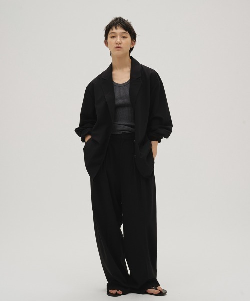 TODAYFUL（トゥデイフル）の「Dry Touch Rough Jacket（テーラードジャケット・レディース・サンドベージュ/ブラック・36inch/38inch）」の3枚目の写真