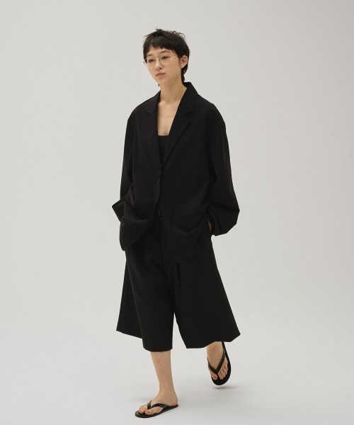 TODAYFUL（トゥデイフル）の「Dry Touch Rough Jacket（テーラードジャケット・レディース・サンドベージュ/ブラック・36inch/38inch）」の13枚目の写真