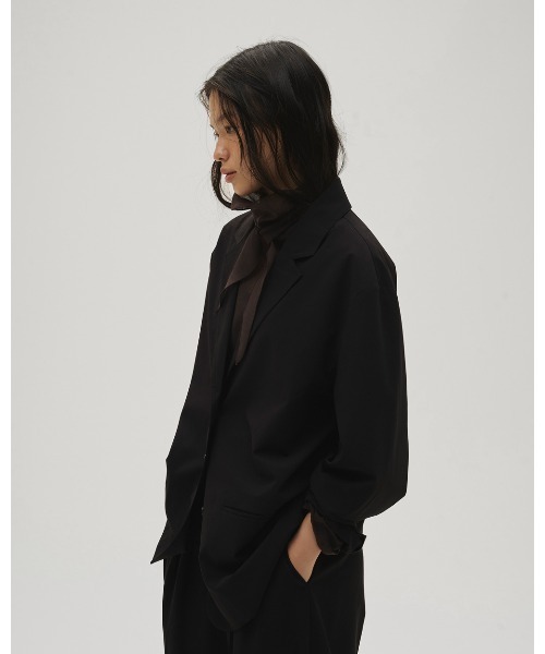 TODAYFUL（トゥデイフル）の「Dry Touch Rough Jacket（テーラードジャケット・レディース・サンドベージュ/ブラック・36inch/38inch）」の16枚目の写真