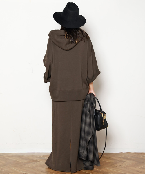 ウールミックスハーフジップフーディ（スウェット）｜AP STUDIO