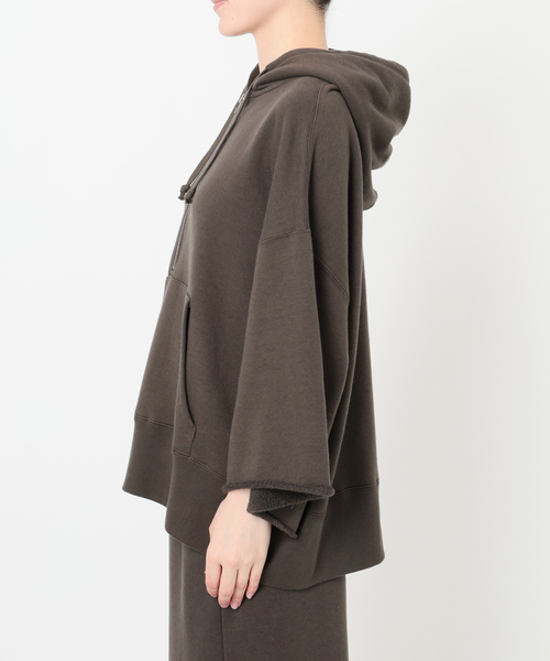 ウールミックスハーフジップフーディ（スウェット）｜AP STUDIO