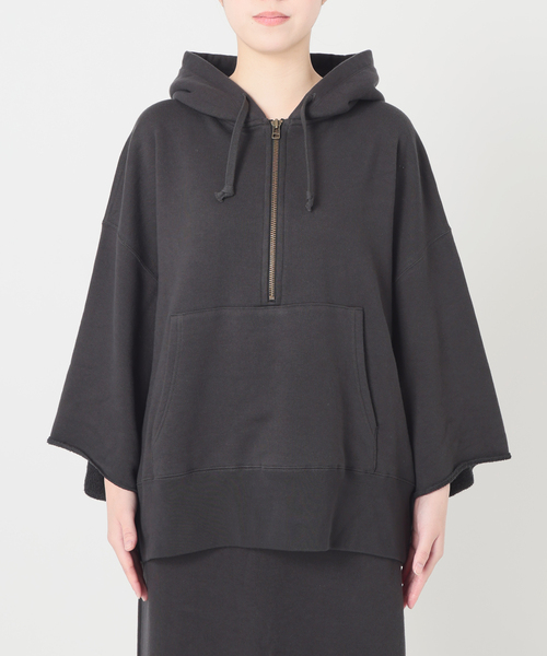 ウールミックスハーフジップフーディ（スウェット）｜AP STUDIO