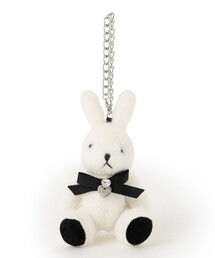 TO BE CHIC（トゥー ビー シック）の「フェイクファーラビット バッグチャーム【エマ】（キーホルダー）」