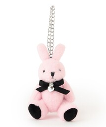TO BE CHIC（トゥー ビー シック）の「フェイクファーラビット バッグチャーム【エマ】（キーホルダー）」