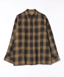 ADAM ET ROPE' | オンブレチェックシャツ(シャツ/ブラウス)