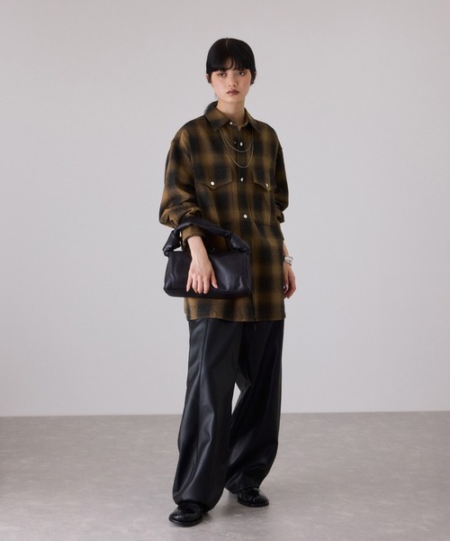 ADAM ET ROPE'（アダムエロペ）の「オンブレチェックシャツ（シャツ/ブラウス・レディース・イエロー系その他3・FREE）」の15枚目の写真