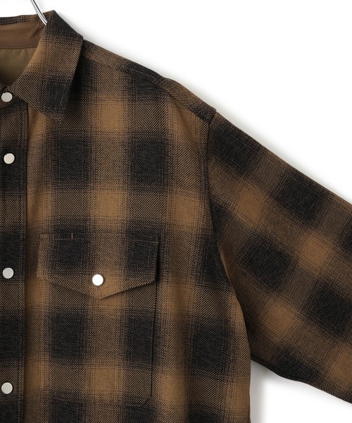 ADAM ET ROPE'（アダムエロペ）の「オンブレチェックシャツ（シャツ/ブラウス・レディース・イエロー系その他3・FREE）」の12枚目の写真