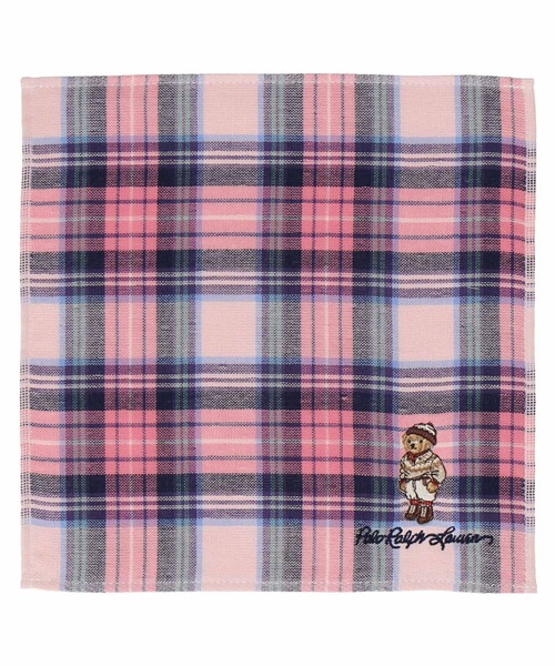 POLO RALPH LAUREN（ポロ ラルフ ローレン）の「レディース タオルハンカチ（ハンカチ/ハンドタオル・レディース・ネイビー/ピンク/アイボリー・FREE）」の6枚目の写真