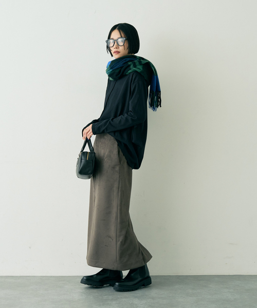 Rouge vif Anna(ルージュヴィフアンナ)の「綿ポリ天竺万能カットプルオーバー(Tシャツ/カットソー・レディース・ブラック/ホワイト・フリー)」の19枚目の写真