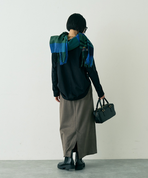 Rouge vif Anna(ルージュヴィフアンナ)の「綿ポリ天竺万能カットプルオーバー(Tシャツ/カットソー・レディース・ブラック/ホワイト・フリー)」の20枚目の写真