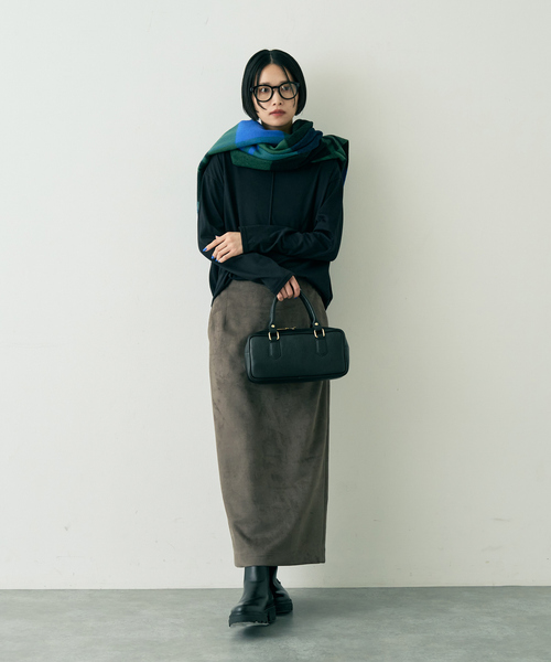 Rouge vif Anna(ルージュヴィフアンナ)の「綿ポリ天竺万能カットプルオーバー(Tシャツ/カットソー・レディース・ブラック/ホワイト・フリー)」の21枚目の写真