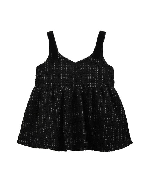 Fit more（フィットモア）の「ショルダーベロアリボンツイードキャミトップス（その他トップス・レディース・ピンク/ブラック/アイボリー・FREE）」の22枚目の写真