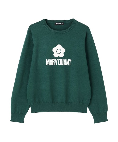 MARY QUANT（マリークワント）の「シンプルロゴニット プルオーバー（ニット/セーター・レディース・ブルー/ブラック/ホワイト/レッド/グリーン・M）」の14枚目の写真