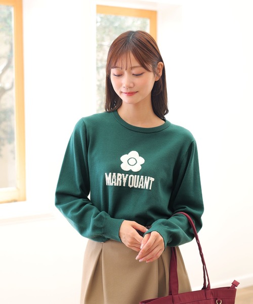 シンプルロゴニット プルオーバー（ニット/セーター）｜MARY QUANT