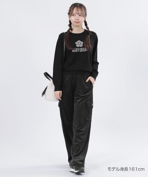 MARY QUANT（マリークワント）の「シンプルロゴニット プルオーバー（ニット/セーター・レディース・ブルー/ブラック/ホワイト/レッド/グリーン・M）」の12枚目の写真