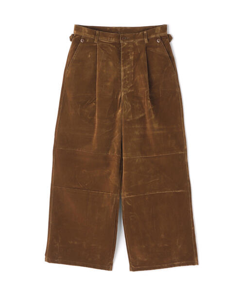 DANKE SCHON(ダンケシェーン)の「【WEB&DEPOT限定】DankeSchon/ダンケシェーン/FLOCKYDENIM PANTS(その他パンツ・メンズ・ブラウン/ブラック/ブラック系その他・M/L)」の1枚目の写真