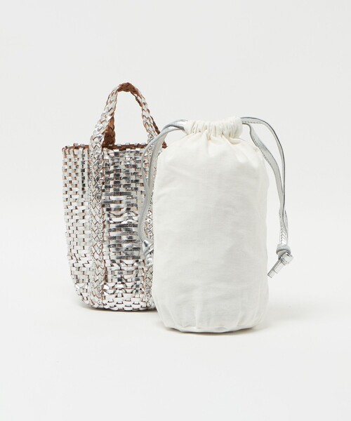 Steven Alan（スティーブンアラン）の「＜The Bagmati＞MESH MINI BAG SILVER COLOR/バッグ（ハンドバッグ・レディース・シルバー・FREE）」の10枚目の写真