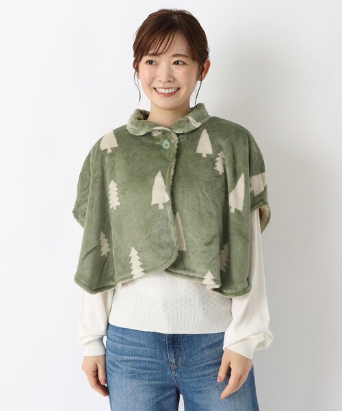 あったか】MISTLETOE おやすみポンチョ（その他ルームウェア）｜one