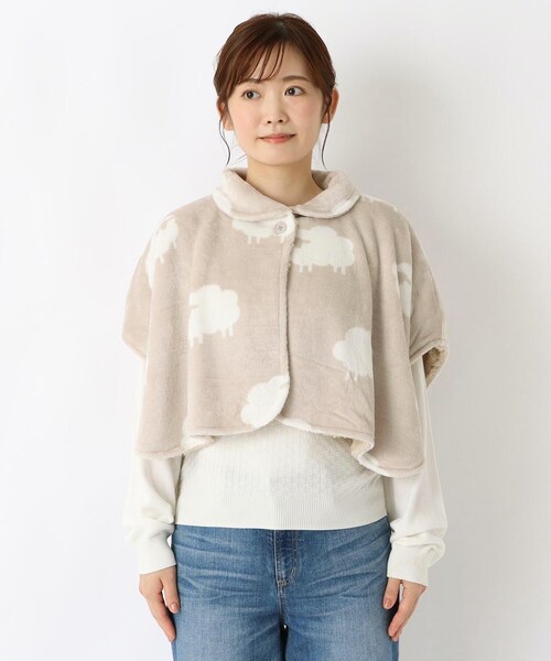 あったか】MISTLETOE おやすみポンチョ（その他ルームウェア）｜one