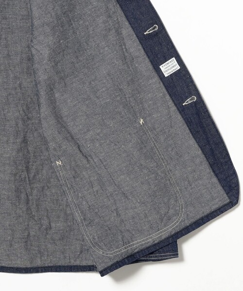 A VONTADE（アボンタージ）の「*A VONTADE / デニム カバーオール（ブルゾン・メンズ・インディゴブルー・LARGE/MEDIUM/SMALL）」の5枚目の写真