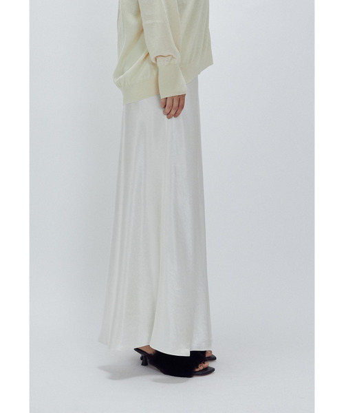 1er Arrondissement(プルミエアロンディスモン)の「ヴィンテージサテンスカート(スカート・レディース・グレー系その他5/ブラック系その他3/オフホワイト・38/36)」の12枚目の写真