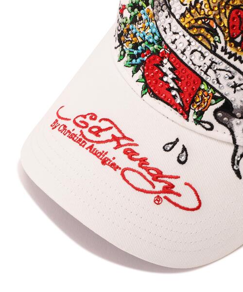 Ed Hardy/エド ハーディー/ED HARDY CROWN R-STONE CAP（キャップ