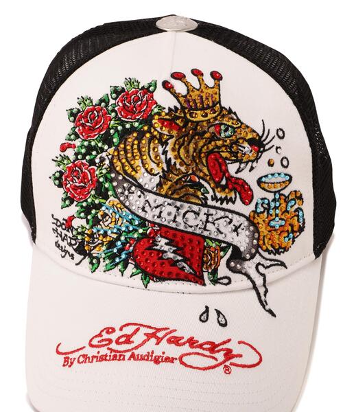 Ed Hardy/エド ハーディー/ED HARDY CROWN R-STONE CAP（キャップ