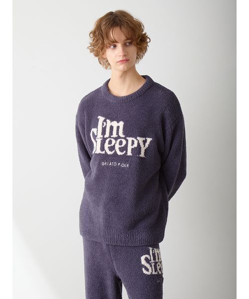 HOMME】パウダースリーピーロゴジャガードプルオーバー＆ロングパンツ