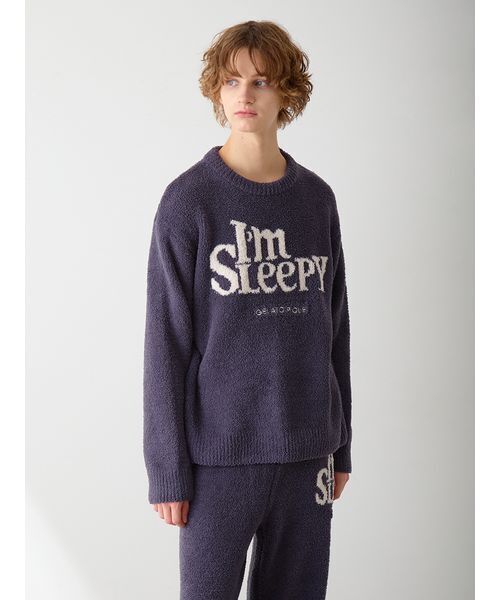 HOMME】パウダースリーピーロゴジャガードプルオーバー＆ロングパンツ